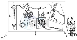 ORBIT II 50 drawing CARBURATOR