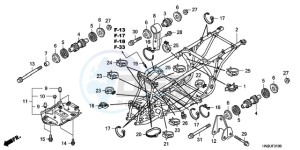 TRX500FA9 Australia - (U) drawing FRAME BODY