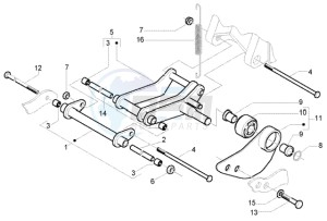 Liberty 125 Leader RST ptt(AU) Austria drawing Swinging arm