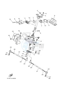 YFM450FWAD YFM450PF GRIZZLY 450 EPS (2LC8) drawing STEERING