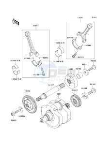 VN 900 C [VULCAN 900 CUSTOM] (7F-9FA) C9FA drawing CRANKSHAFT