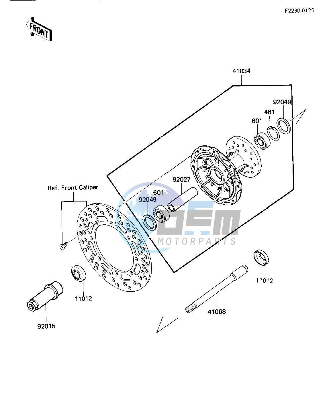 FRONT HUB