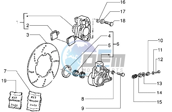 Brake caliper - Brake disc