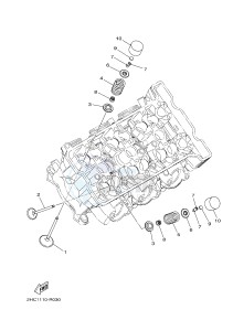 YXZ1000ES YXZ10YPSG YXZ1000R EPS SPECIAL EDITION (2HC8) drawing VALVE