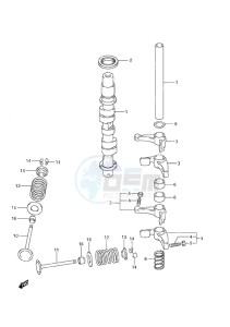 DF 9.9A drawing Camshaft w/Remote Control