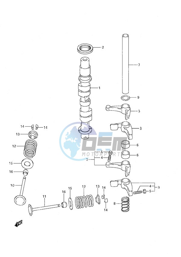 Camshaft w/Remote Control