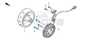 TRX680FA drawing GENERATOR