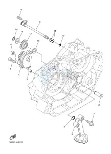 WR250R (32DW 32DV 32DX) drawing OIL PUMP