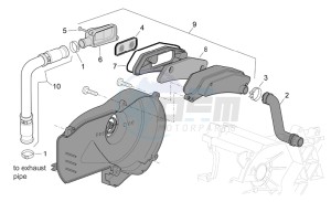 Scarabeo 50 2t e2 (eng. piaggio) drawing Secondary air