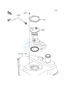 KVF750_4X4 KVF750D9F EU GB drawing Fuel Pump