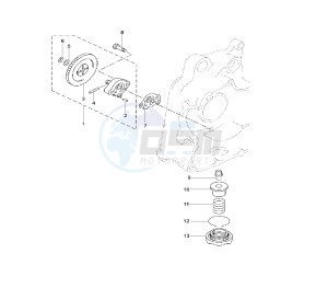 YP R X-MAX 250 drawing OIL PUMP