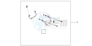 VT750CA drawing CH S/B SUPPORT