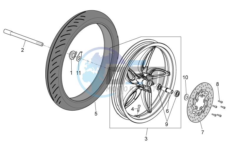 Front wheel