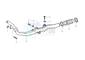 Zip 125 drawing Belt cooling