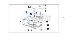 XL700V9 UK - (E / MKH SPC) drawing TOP BOX BRACKET