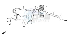 NSS250 drawing AIR INJECTION VALVE