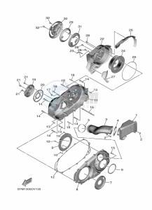 XP560E-A TMAX ABS (B3T1) drawing CRANKCASE COVER 2