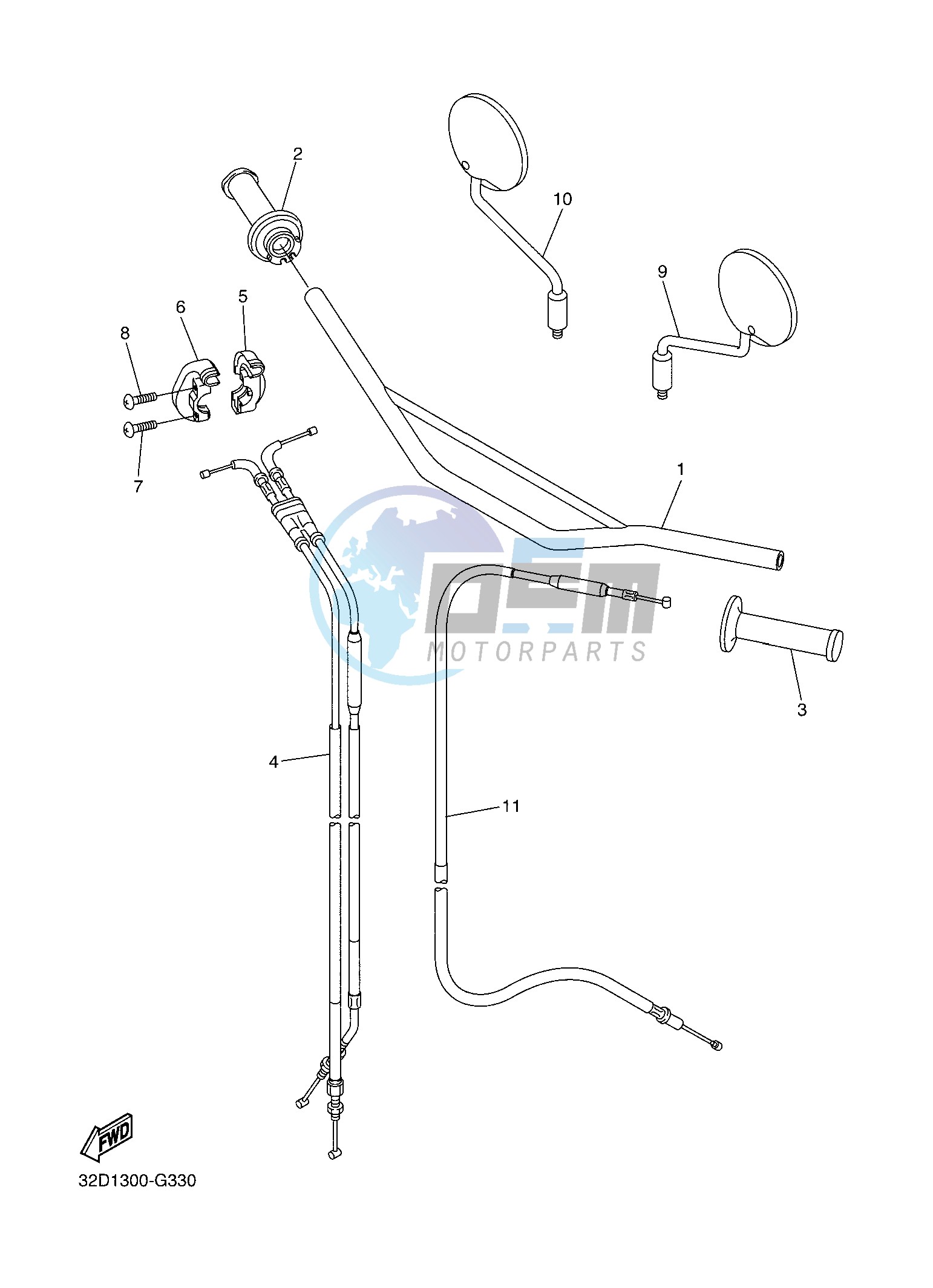 STEERING HANDLE & CABLE