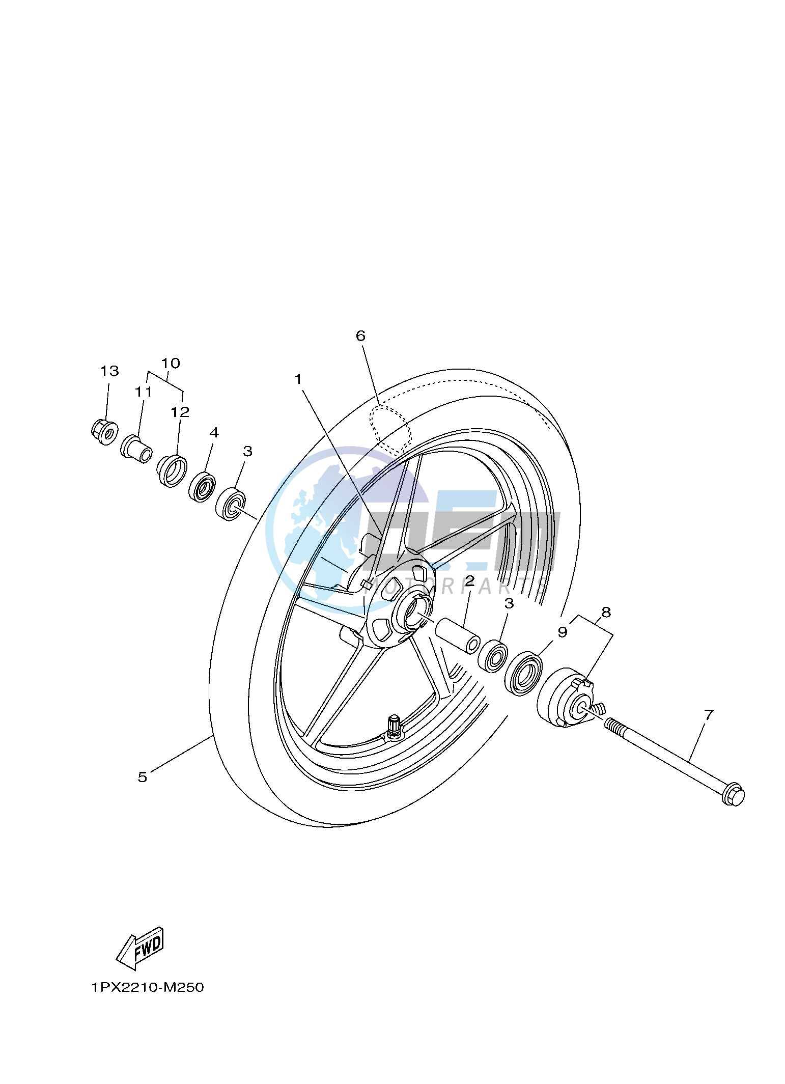 FRONT WHEEL