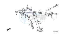 CB600F3A France - (F / CMF ST 25K) drawing STAND