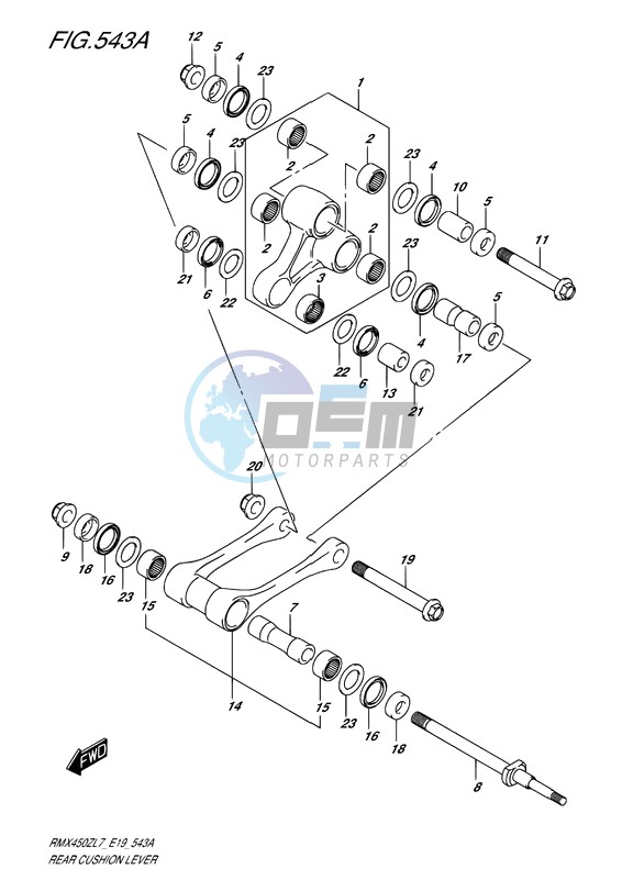 REAR CUSHION LEVER