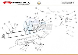 BYE-BIKE-EURO4-WHITE drawing EXHAUST