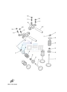 YXM700E YXM700PHE MP 700 EPS (1XP9) drawing VALVE