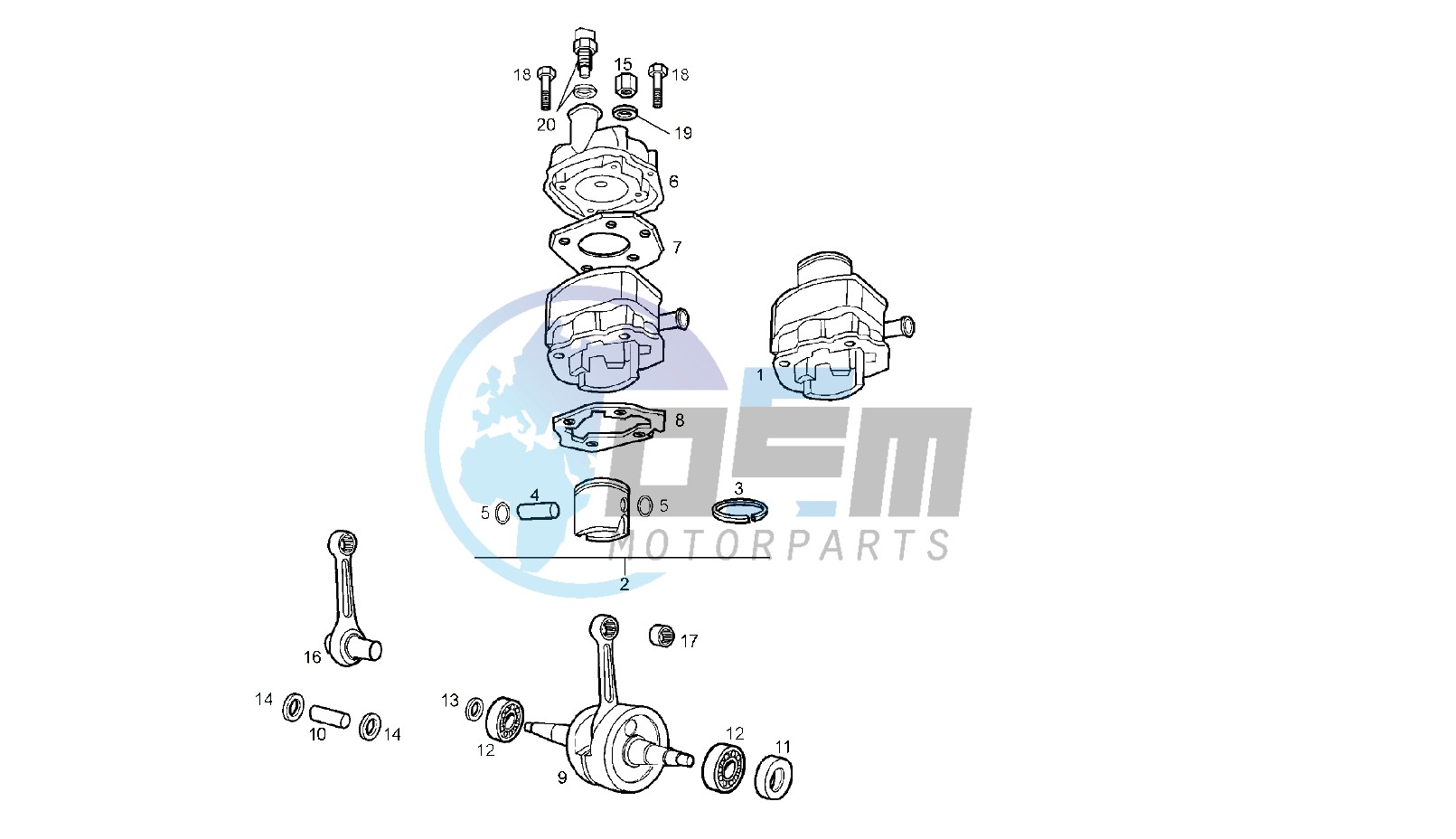 CRANKSHAFT - CYLINDER