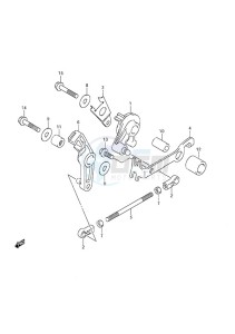 DF 9.9A drawing Throttle Control Non-Remote Control