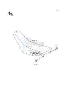 KX 250 K [KX250] (K1) [KX250] drawing SEAT