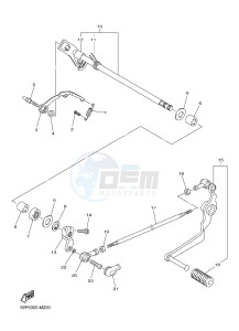 FZ8-N 800 FZ8 (NAKED) (39PL) drawing SHIFT SHAFT