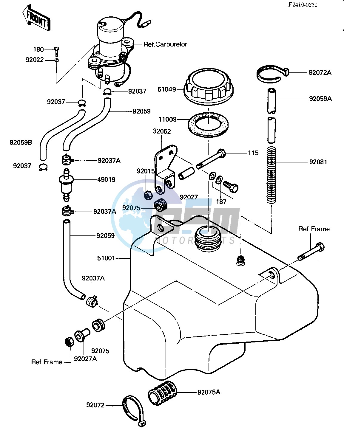 FUEL TANK -- 84 KLT200-C2- -