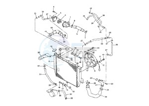 YZF R1 1000 drawing COOLING SYSTEM