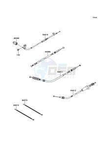 KFX450R KSF450BBF EU drawing Cables