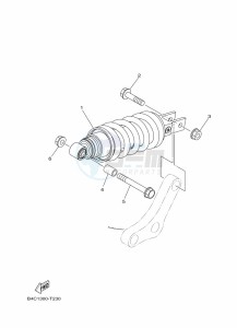 MT-07 MTN690 (BATD) drawing REAR SUSPENSION