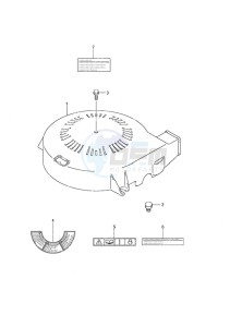 DF 140A drawing Ring Gear Cover