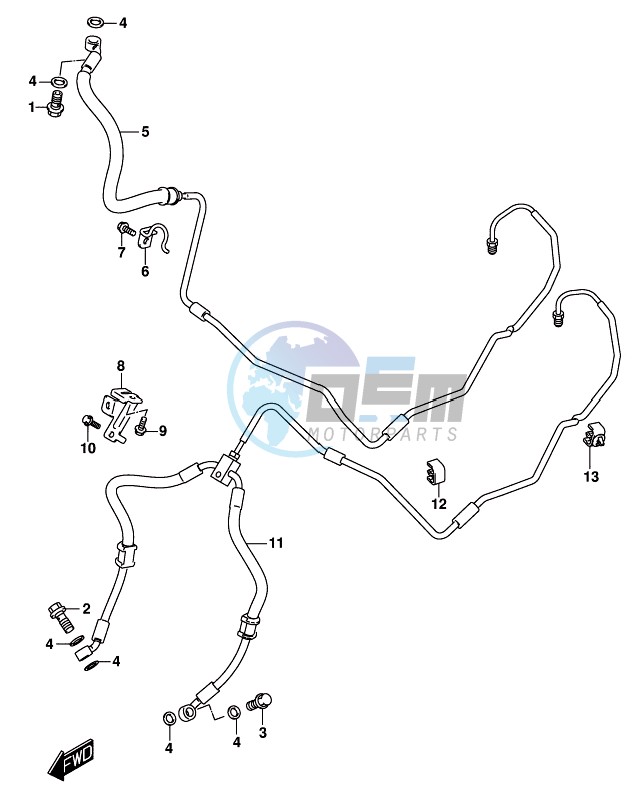 FRONT BRAKE HOSE