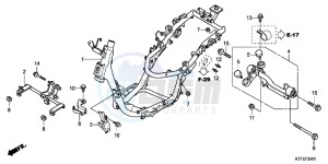 SH125C drawing FRAME BODY