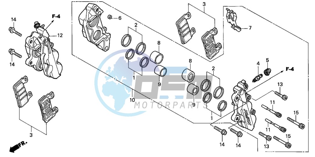 FRONT BRAKE CALIPER