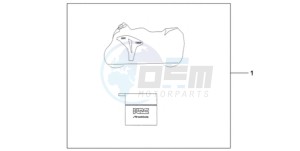 CBR1000RR9 Korea - (KO / MME SPC) drawing INDOOR BODY COVER HRC