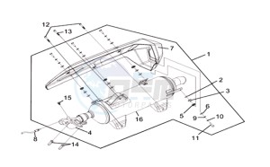 JOYMAX Z 300I ABS (L9) EU drawing MUFFLER ASSY