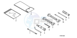 SH300AR9 France - (F / ABS CMF SPC TBX) drawing TOOLS