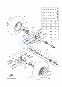 YFM450FWB KODIAK 450 (BJ5K) drawing REAR WHEEL