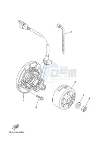 YZ85 YZ85LW (1SN4 1SN6 1SP4 1SP6) drawing GENERATOR