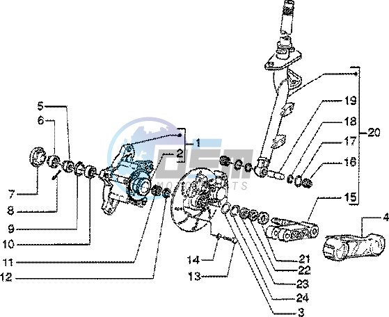 Steering column - Disc brake