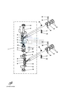 E8DMHL drawing CRANKSHAFT--PISTON