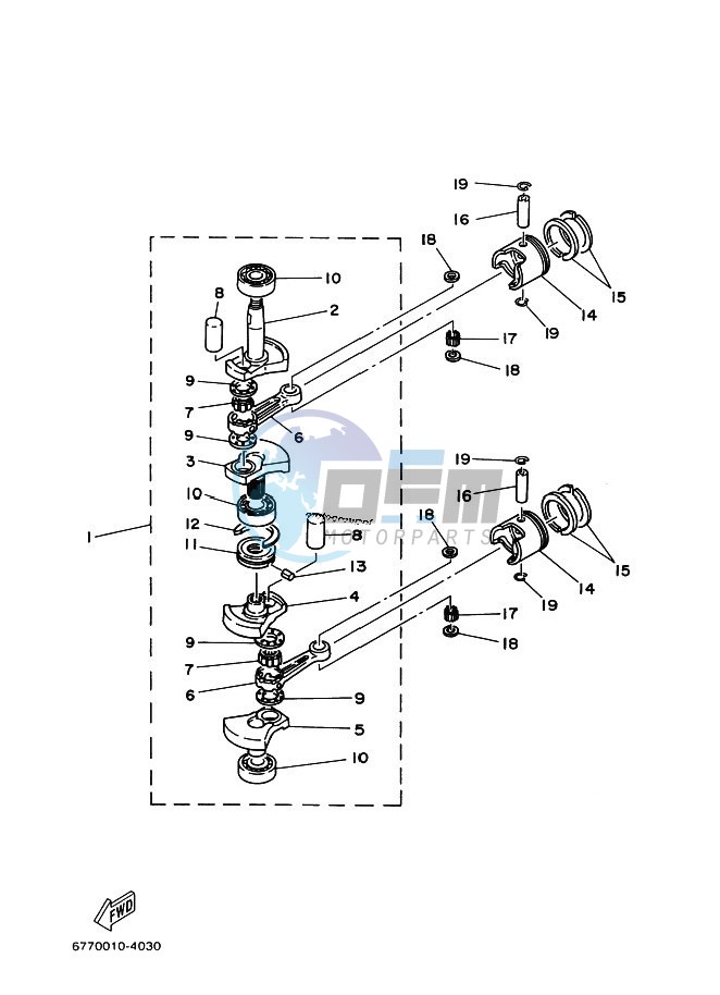 CRANKSHAFT--PISTON