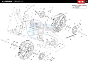 MARATHON-125-E4-PRO-SM-BLACK drawing WHEELS - BRAKES