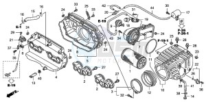 CB1300A CB1300SUPER FOUR drawing AIR CLEANER