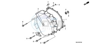 GL1800A France - (F / CMF) drawing CLUTCH COVER